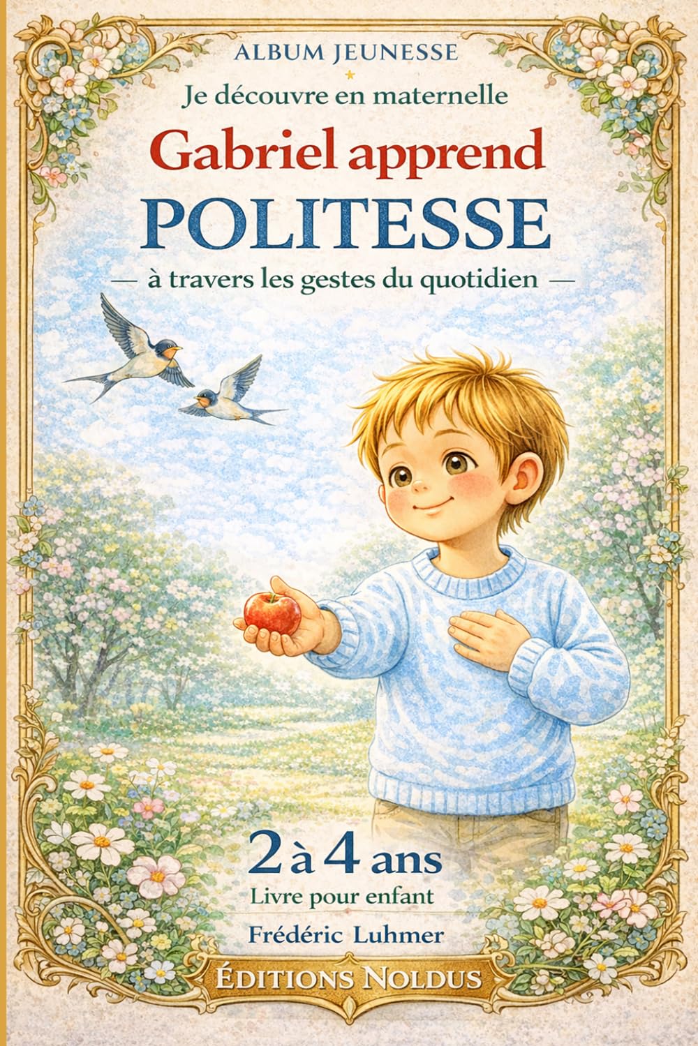 Livre enfant 2 3 4 ans Je découvre en maternelle Gabriel apprend la politesse à travers les gestes du quotidien: Album jeunesse - éveil - Frédéric Luhmer | Livr'ToK